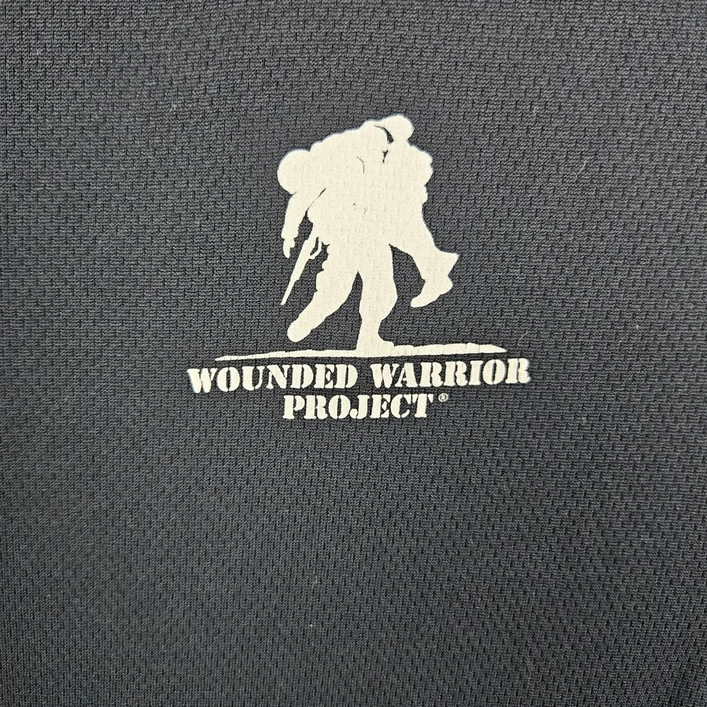 Under Armour Men's Wounded Warrior Project Full Zip Jacket Black LG Polyester‎